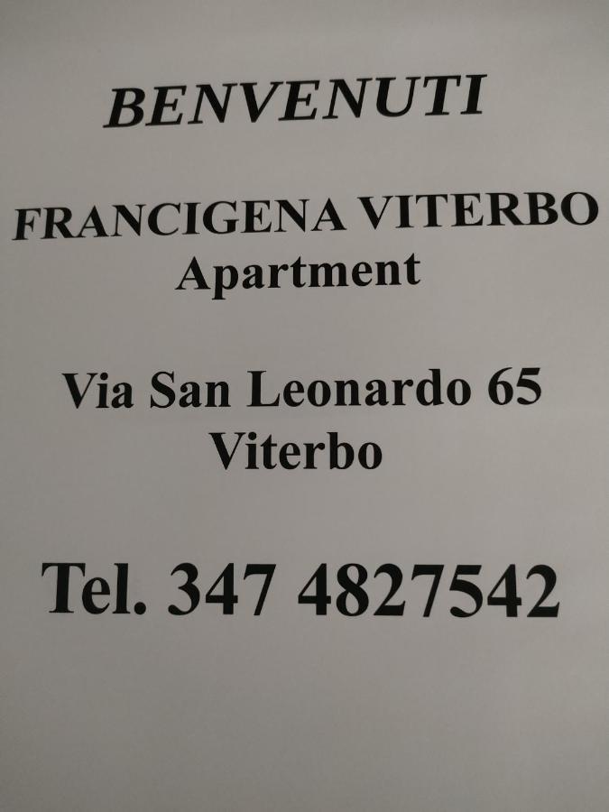 Francigena Viterbo Apartment Con Parcheggio Gratuito A Soli 2 Minuti Exterior foto